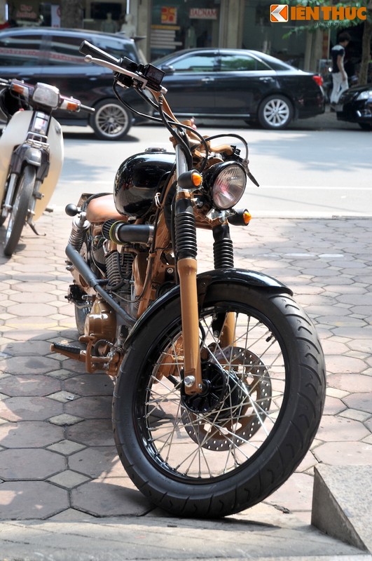 “Doi gio” voi Yamaha Virago do Bobber cua biker Ha Thanh-Hinh-4