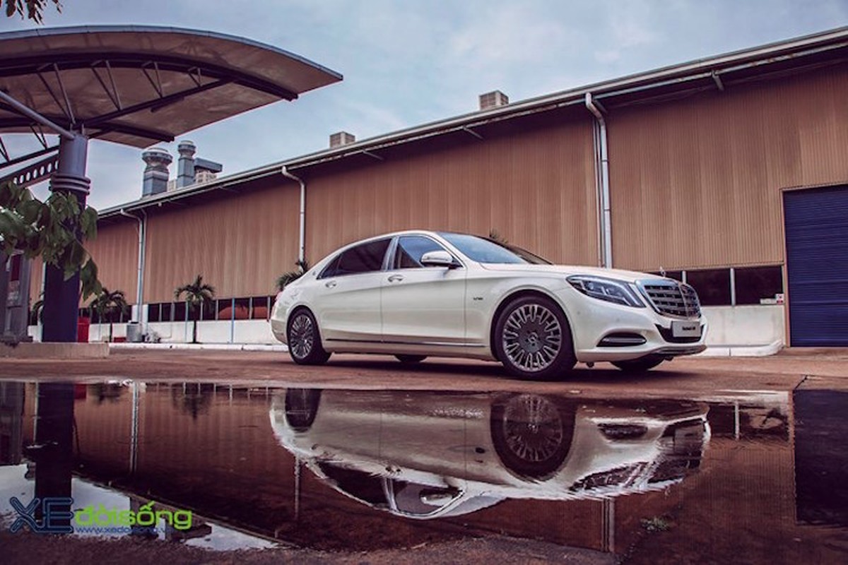 Xe hop tien ty Maybach S600 mau trang dau tien ve Viet Nam-Hinh-4