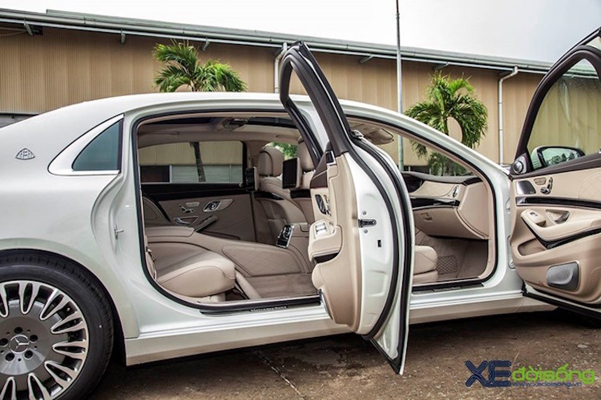 Xe hop tien ty Maybach S600 mau trang dau tien ve Viet Nam-Hinh-5