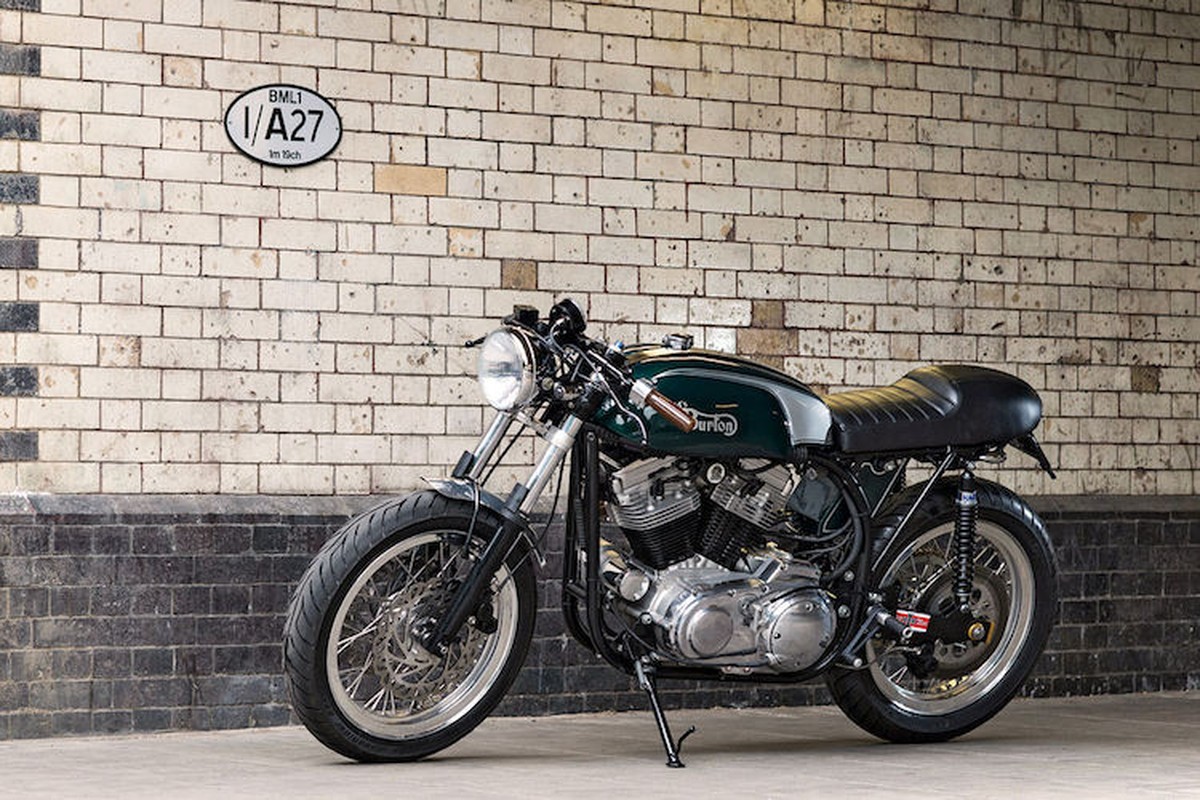 Dan London do moto Cafe Racer Burton “xac Anh, hon My“