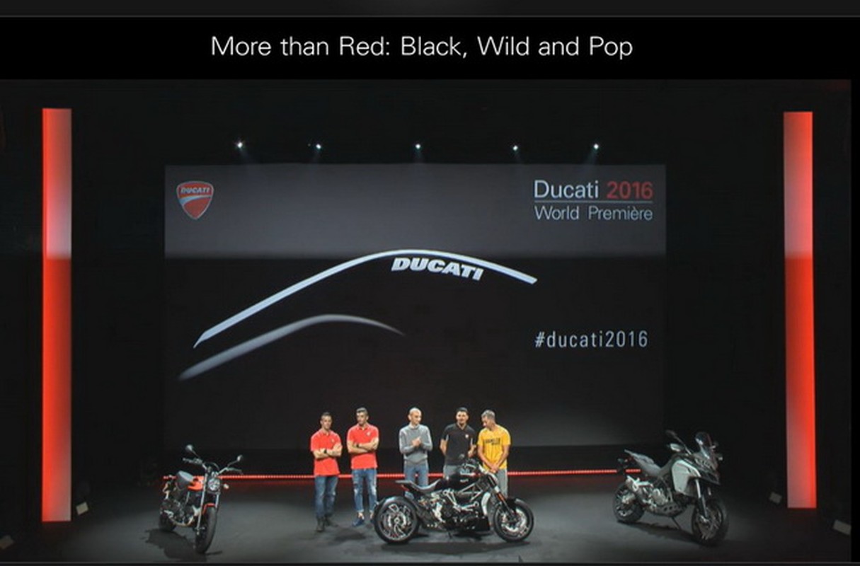 Loat xe “hang hot” Ducati 2016 vua ra mat thi truong co gi?