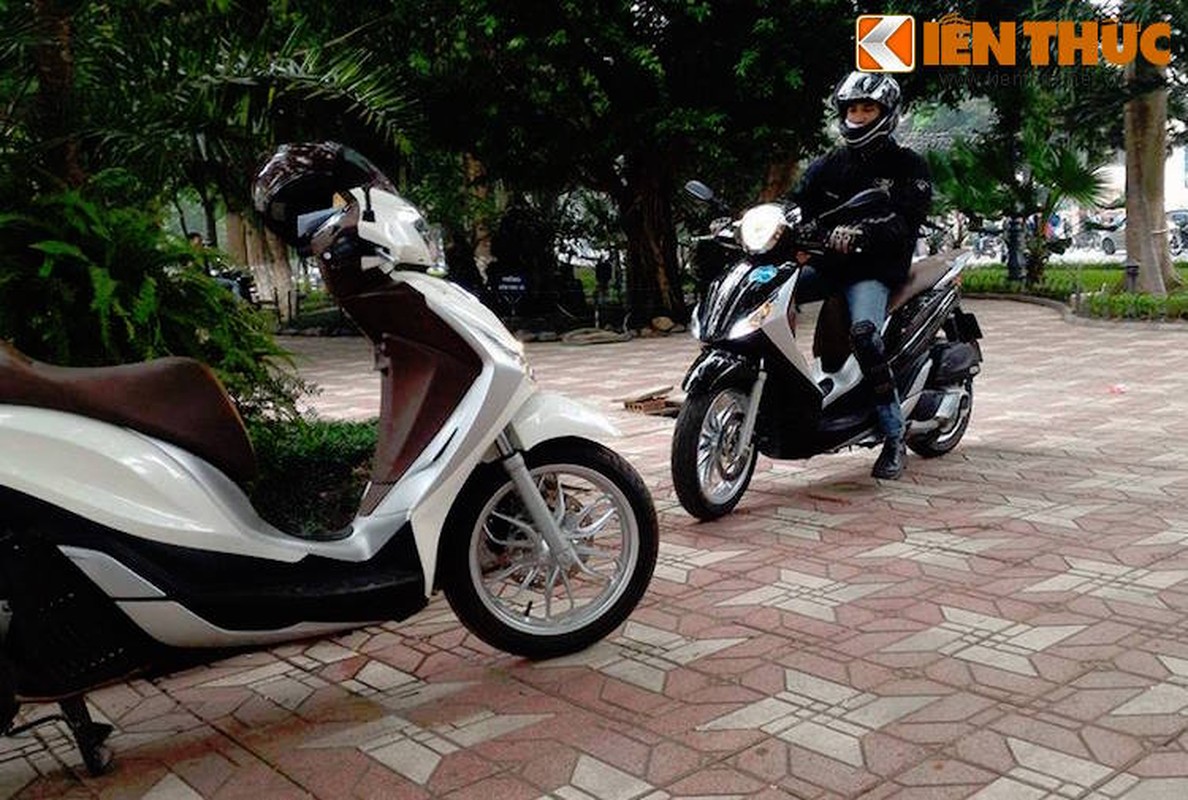 Scooter cao cap Piaggio Medley bat ngo lo dien tai Ha Noi-Hinh-2