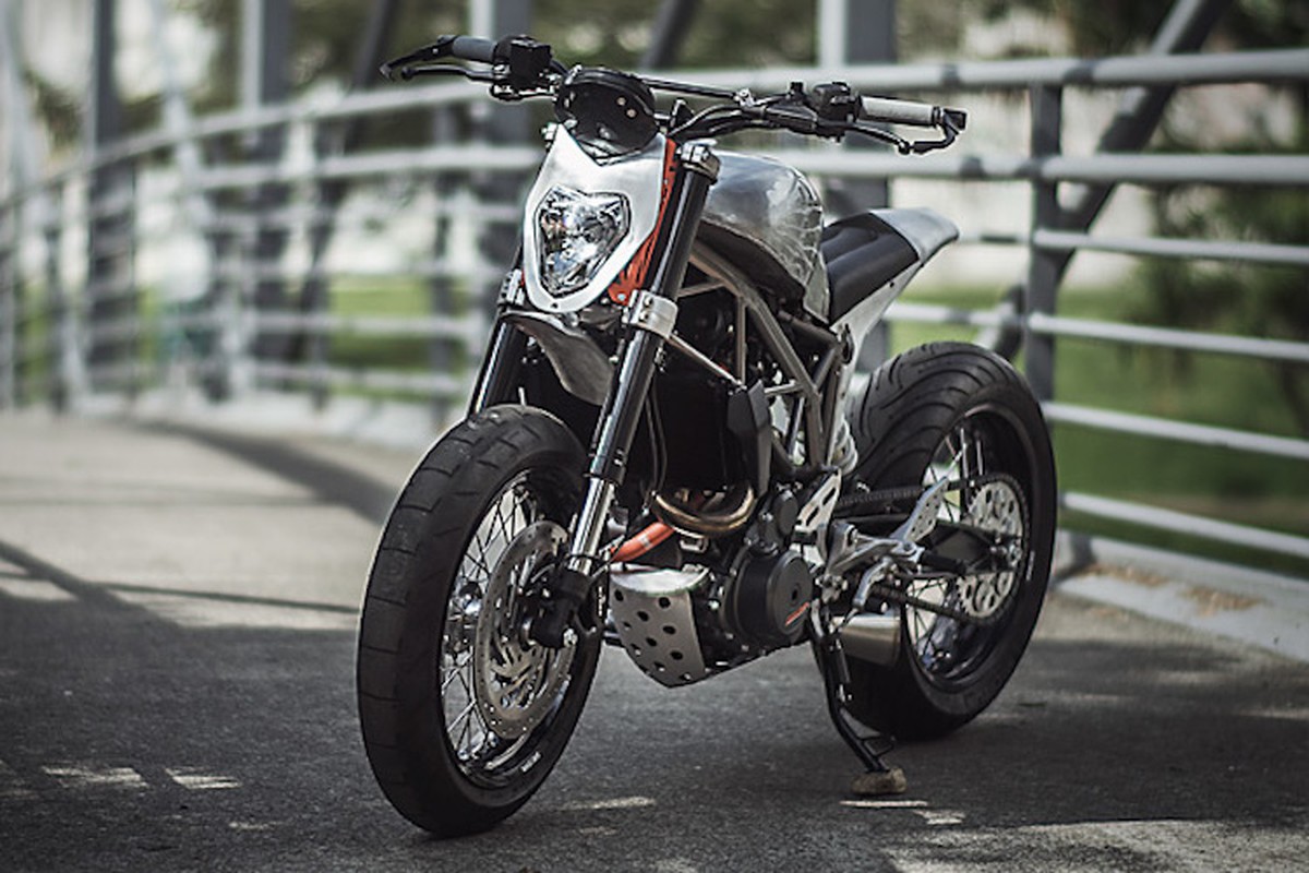 Doc dao KTM Duke 390 do “lai” streetfighter va Motard-Hinh-5