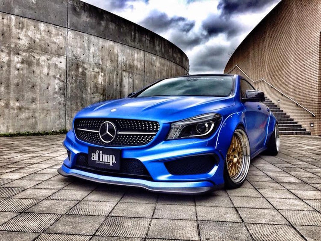 Mercedes CLA do widebody “khung” cua dan choi Nhat-Hinh-2