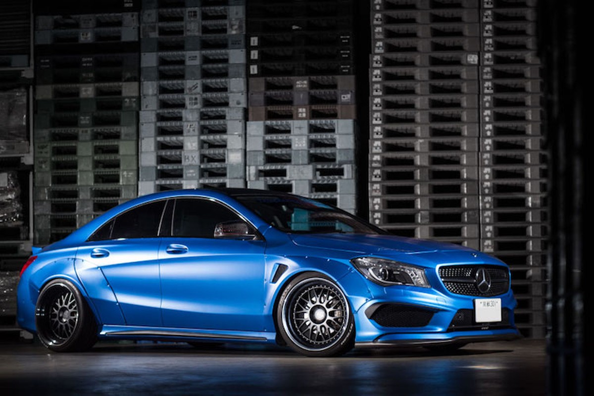 Mercedes CLA do widebody “khung” cua dan choi Nhat-Hinh-3