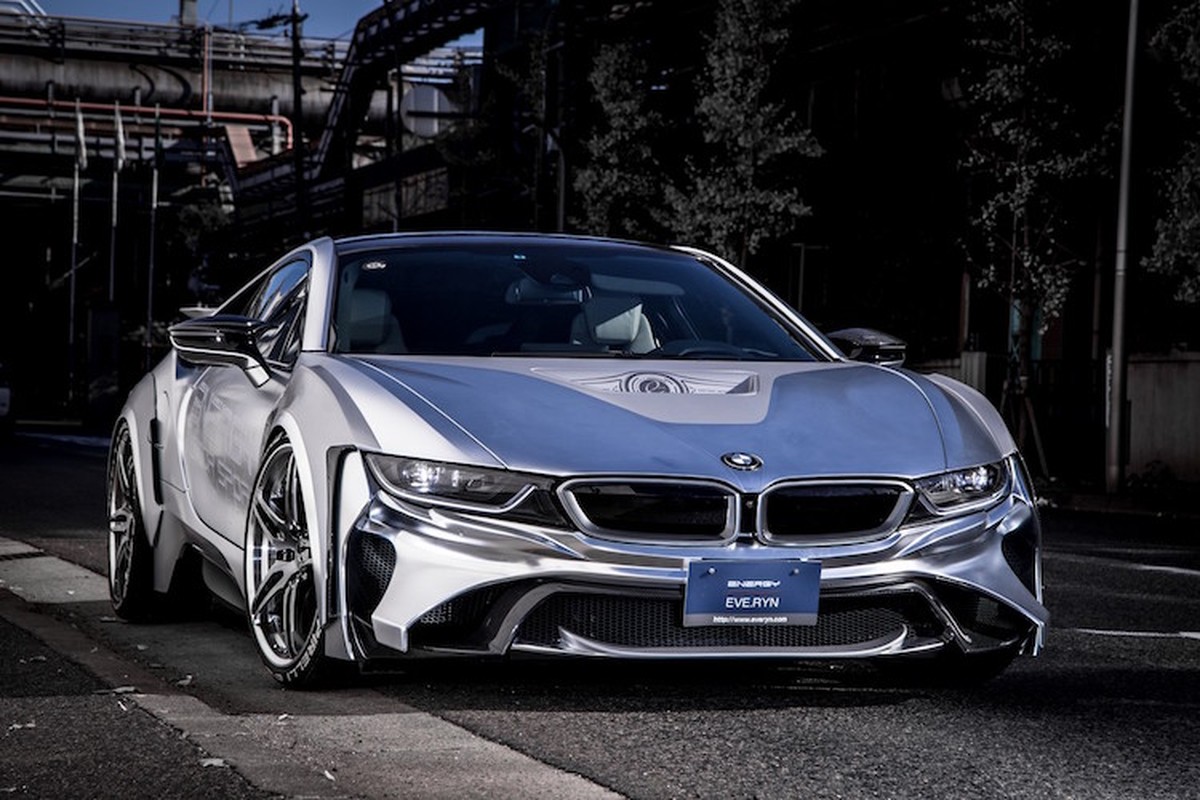 Tram tro truoc BMW i8 do widebody dau tien tren The gioi-Hinh-8