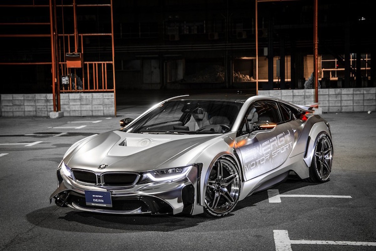 Tram tro truoc BMW i8 do widebody dau tien tren The gioi