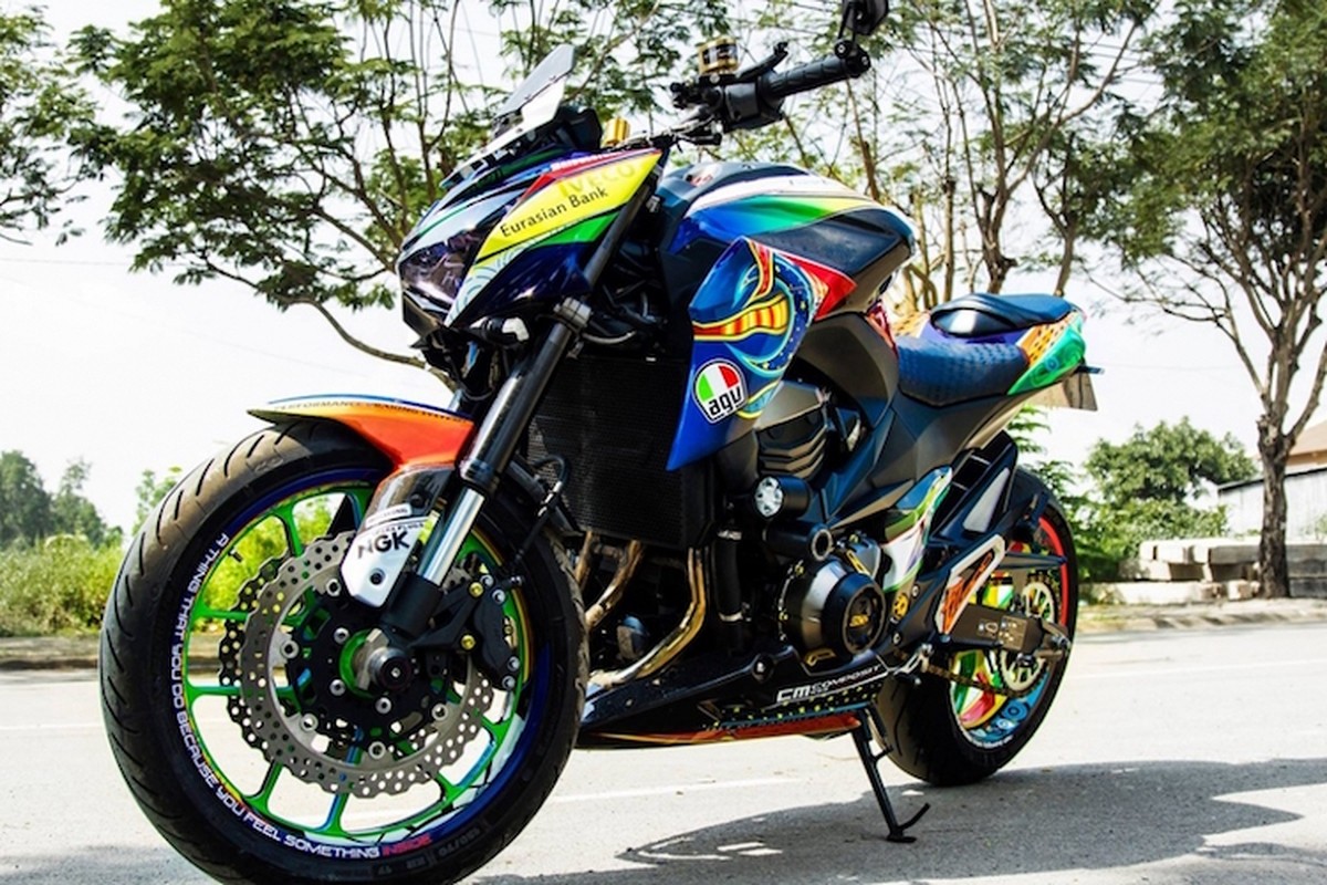 Kawasaki Z800 cua biker Viet 