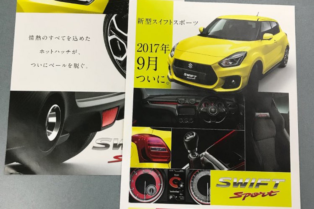 Suzuki Swift Sport 2018 lo dien hang loat &quot;anh nong&quot;-Hinh-4