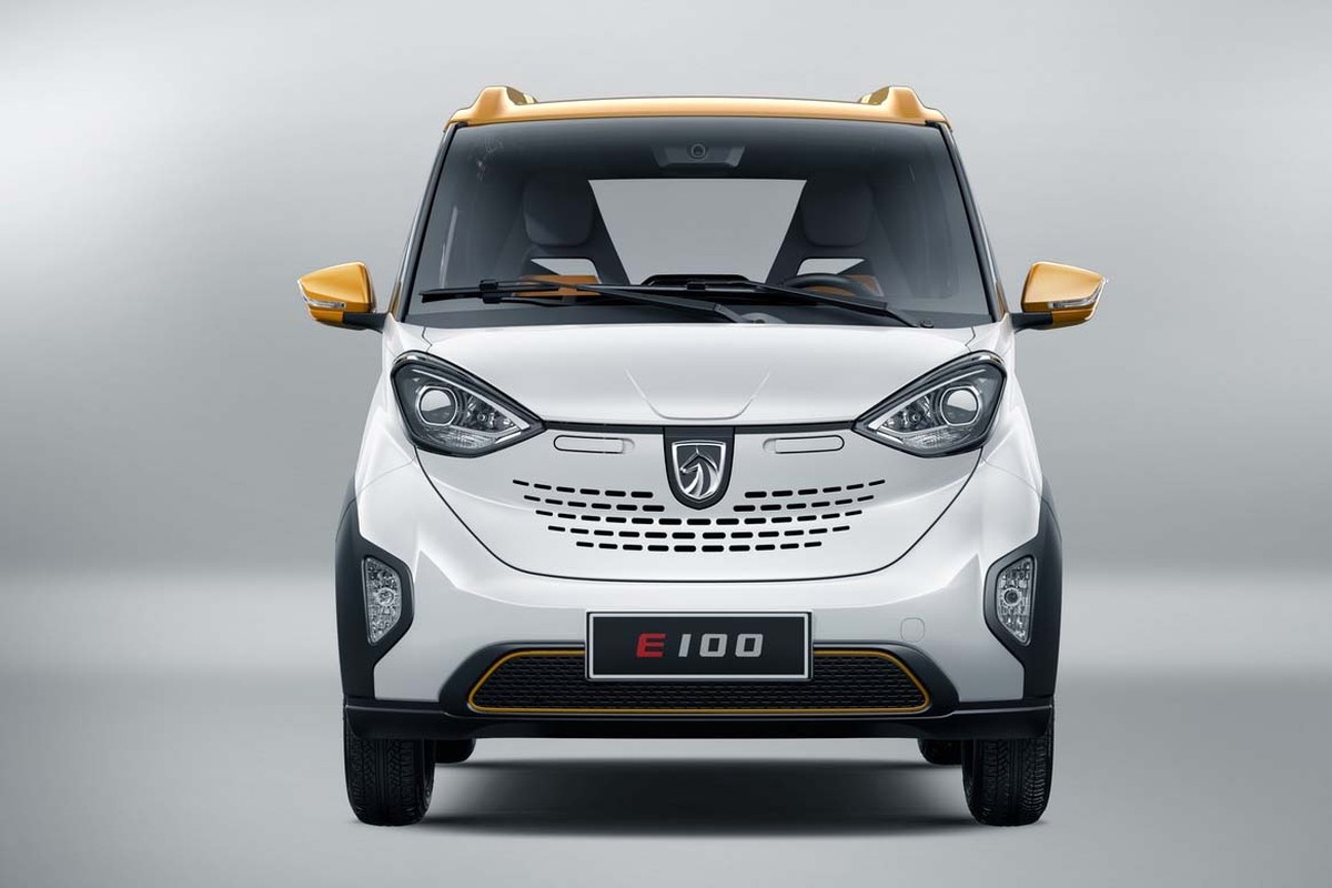 Chi tiet xe oto dien Baojun E100 gia chi 120 trieu dong-Hinh-4