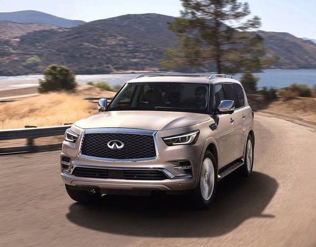 Lo &quot;anh nong&quot; SUV hang sang co lon Infiniti QX80 2018