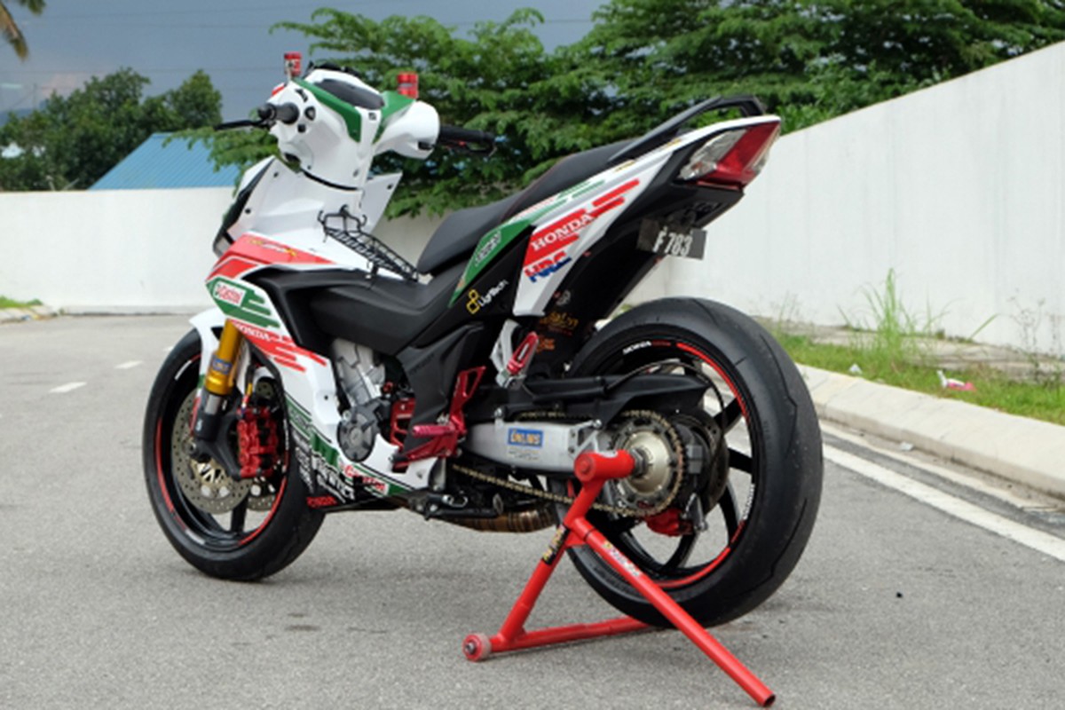Xe may Honda Winner 150 do cuc khung den tu Malaysia-Hinh-4