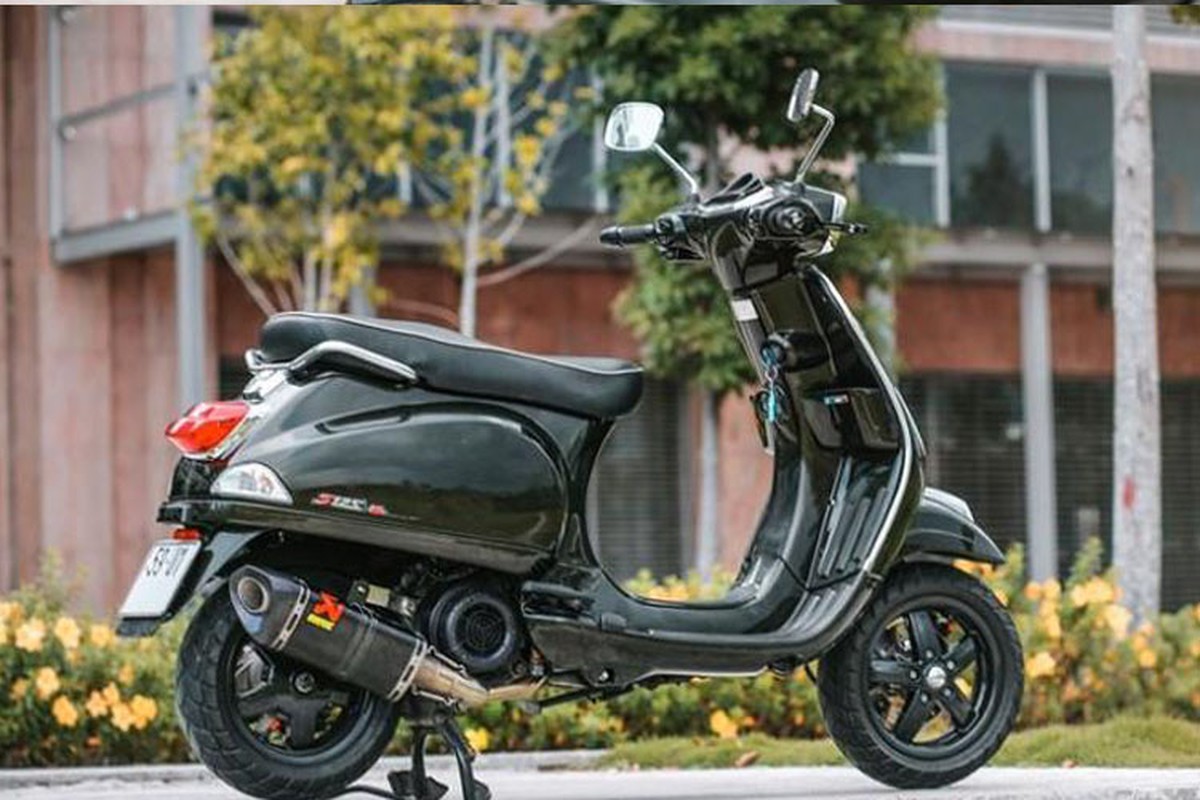 Dan choi Sai Gon do xe ga Vespa S125 ie sieu an tuong-Hinh-2