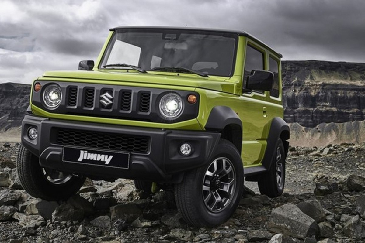 Xe gia re Suzuki Jimny do phong cach Land Rover Defender