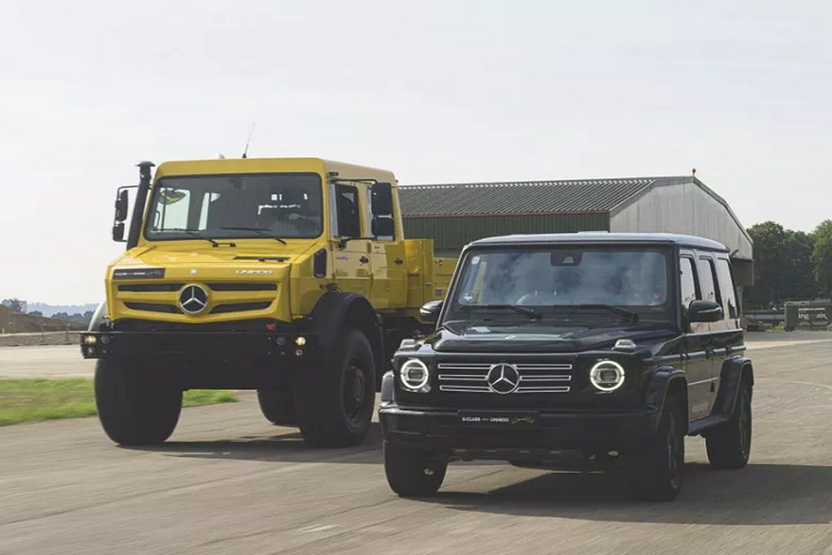 Bo doi “quai thu” Mercedes-Benz G-Class va Unimog bat ngo lo dien