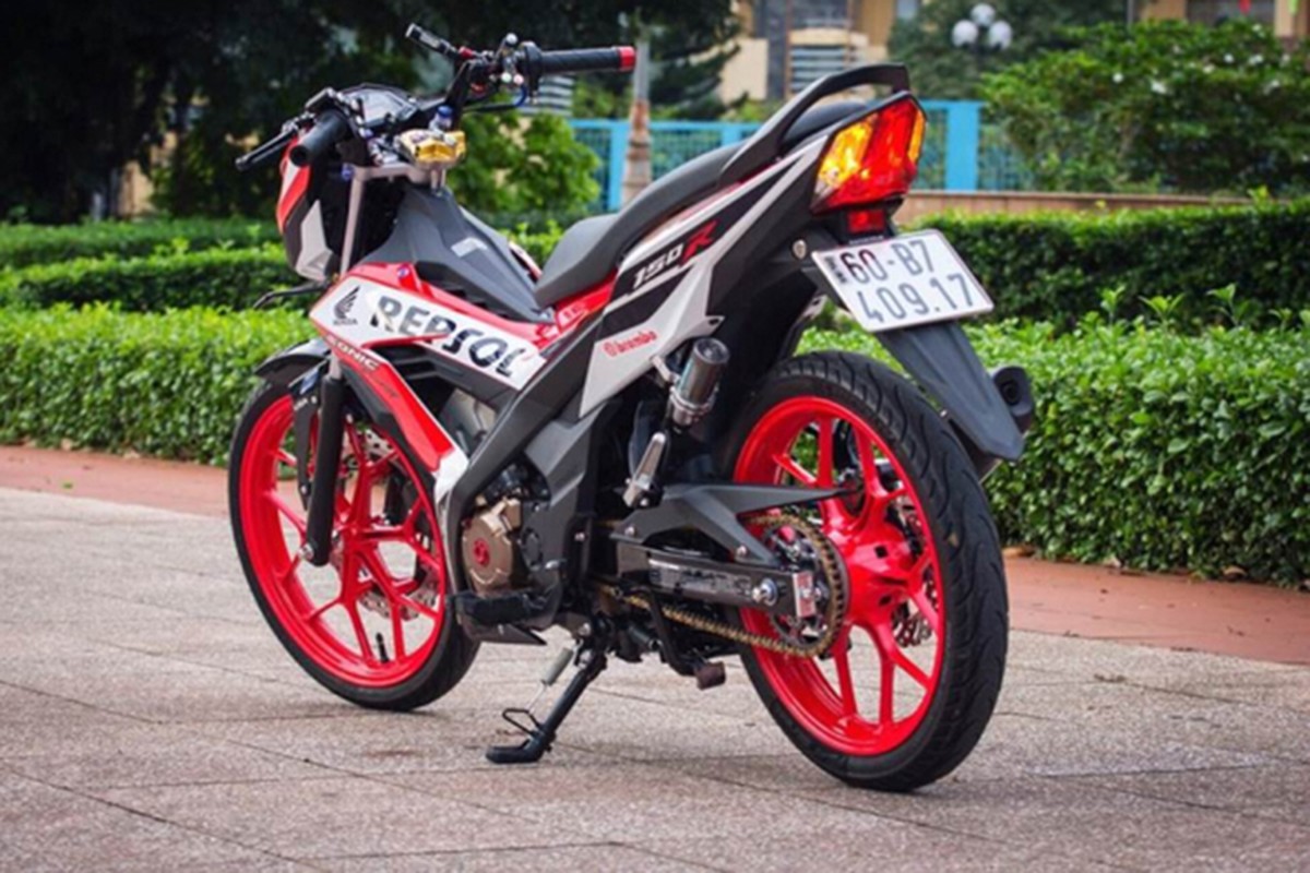 Honda Sonic 150 do dan phu tung khung 