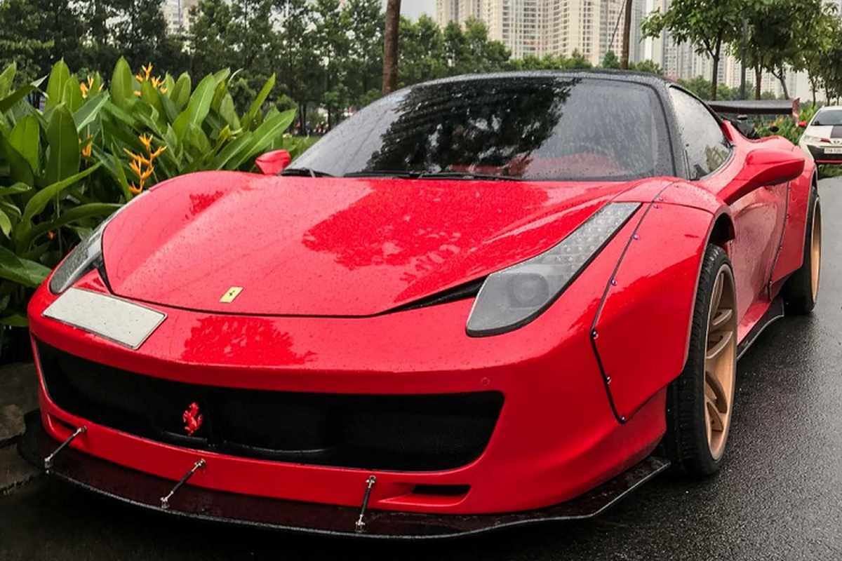 Sieu xe Ferrari 458 Liberty Walk tai xuat tren pho Sai Gon-Hinh-9