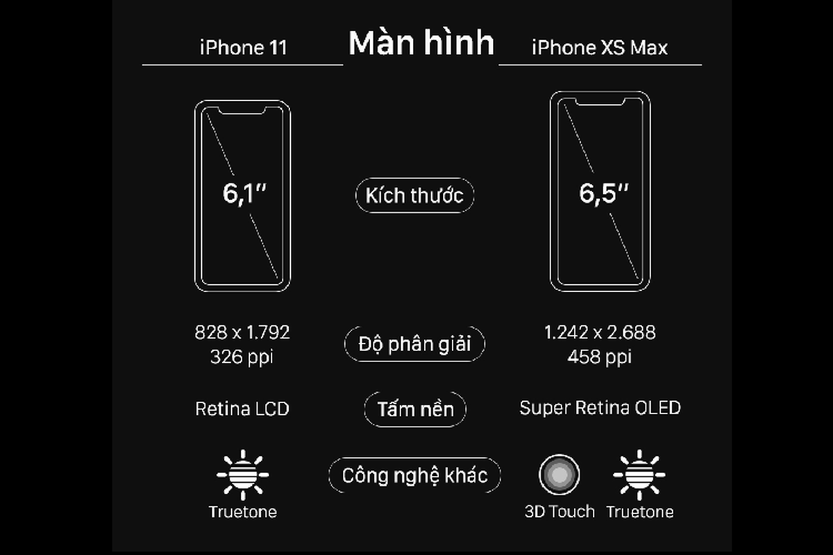 iPhone 11 do thong so voi iPhone XS Max-Hinh-2