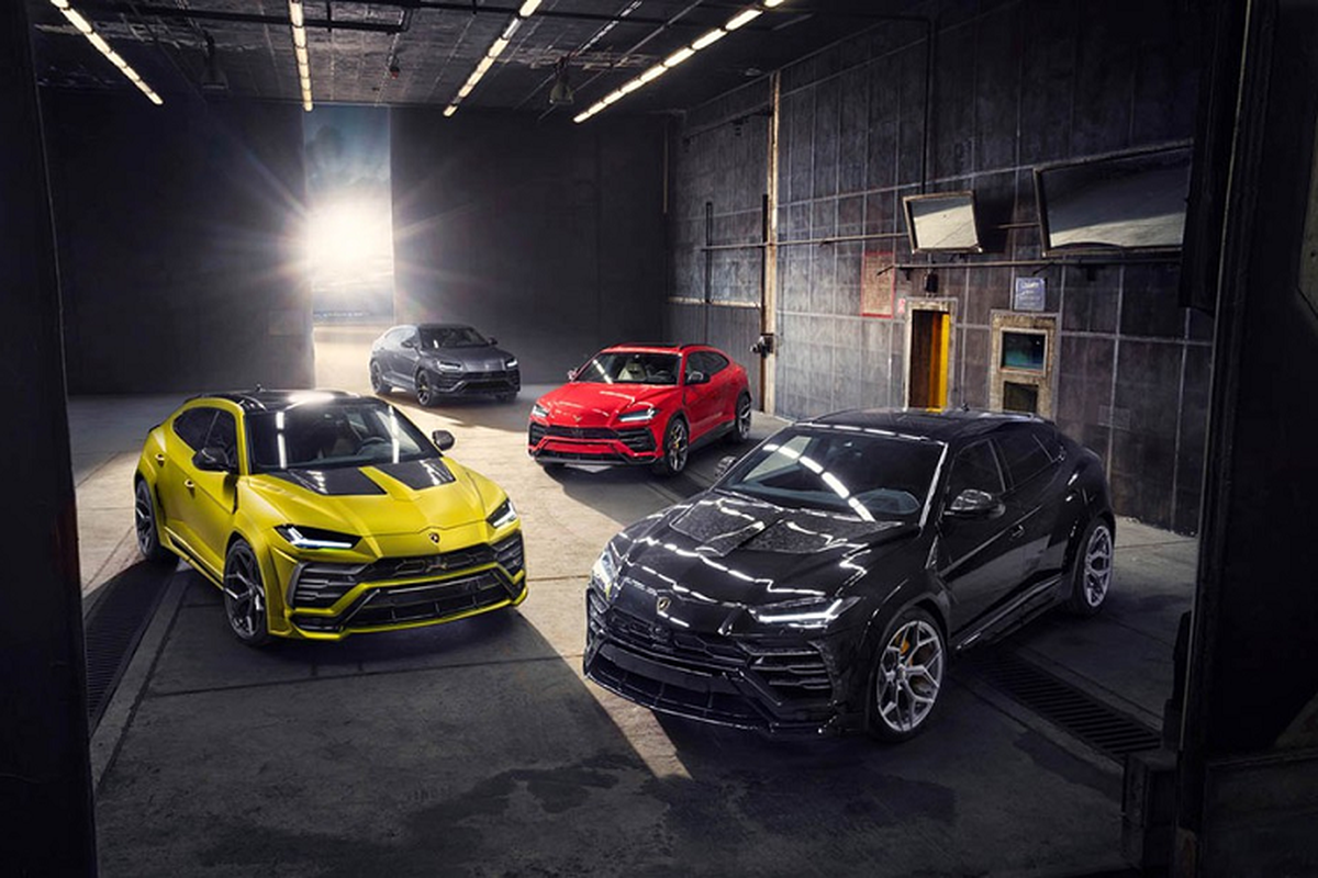 Sieu SUV Lamborghini Urus dep, doc va manh hon nho Novitec