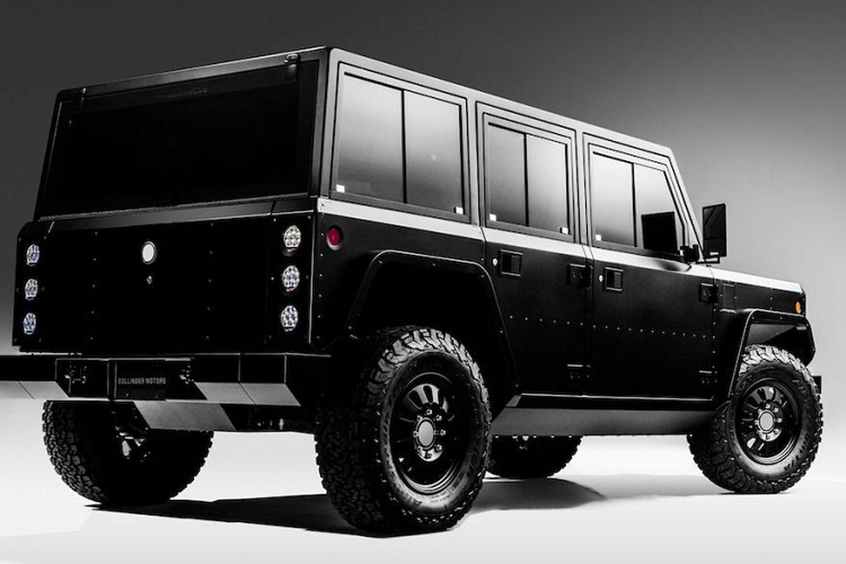 Xe dien My Bollinger thiet ke nhu Mercedes G-Class 