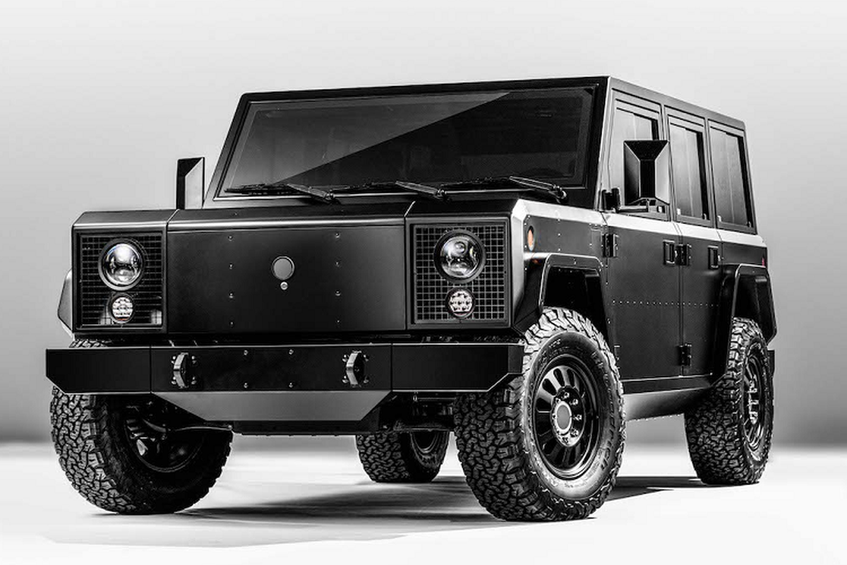 Xe dien My Bollinger thiet ke nhu Mercedes G-Class 