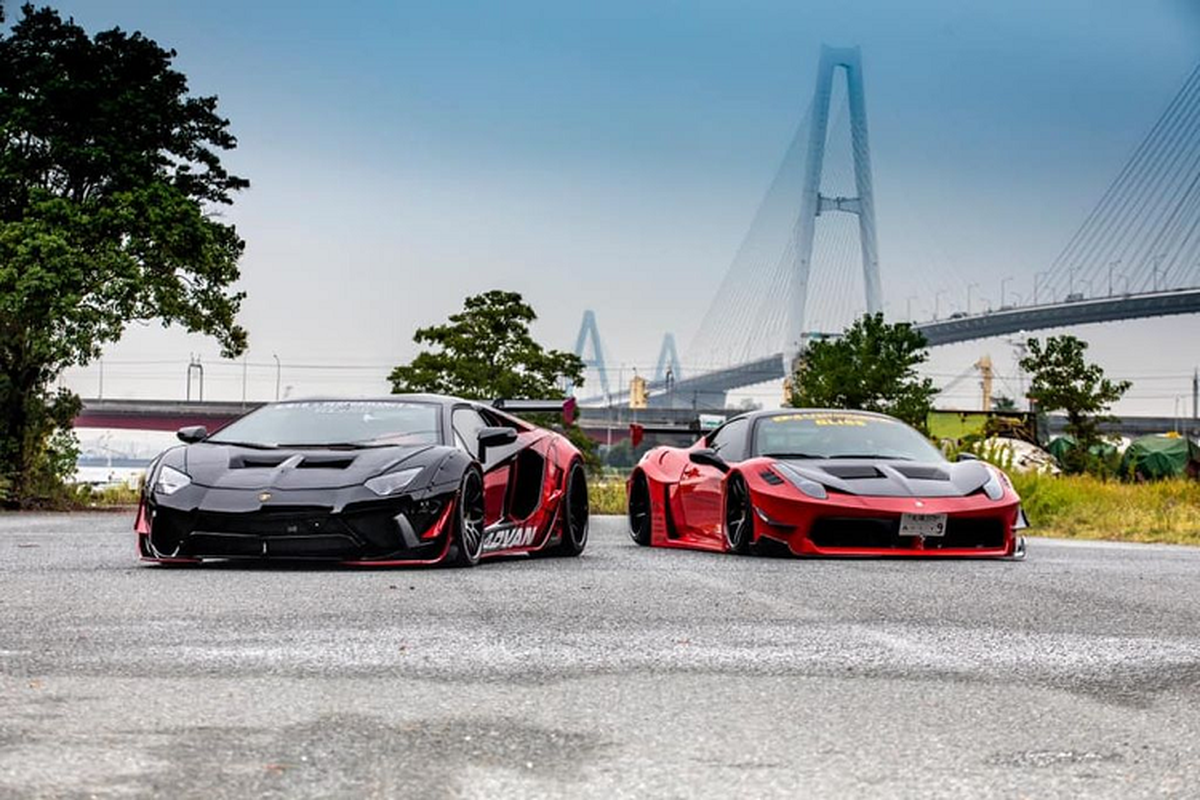 Lamborghini Aventador do Liberty Walk - Sieu pham di biet-Hinh-4