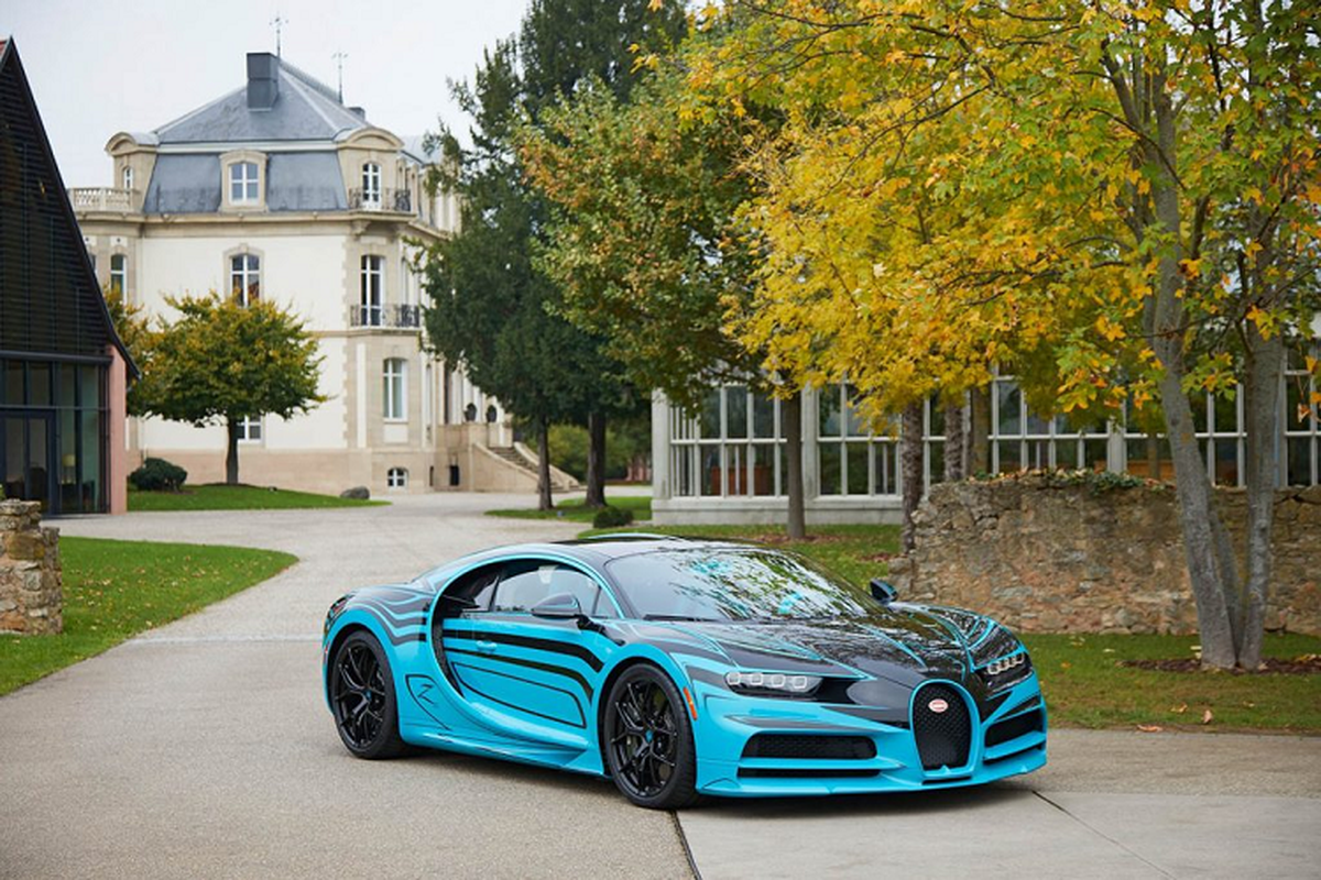 Bugatti Chiron Zebra doc nhat duoc tao ra nhu the nao?