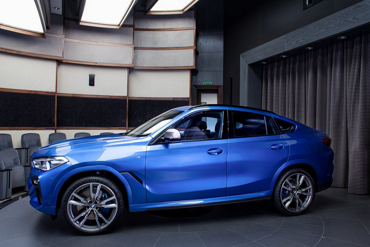 Chi tiet BMW X6 M50i Riverside Blue hon 1,9 ty dong