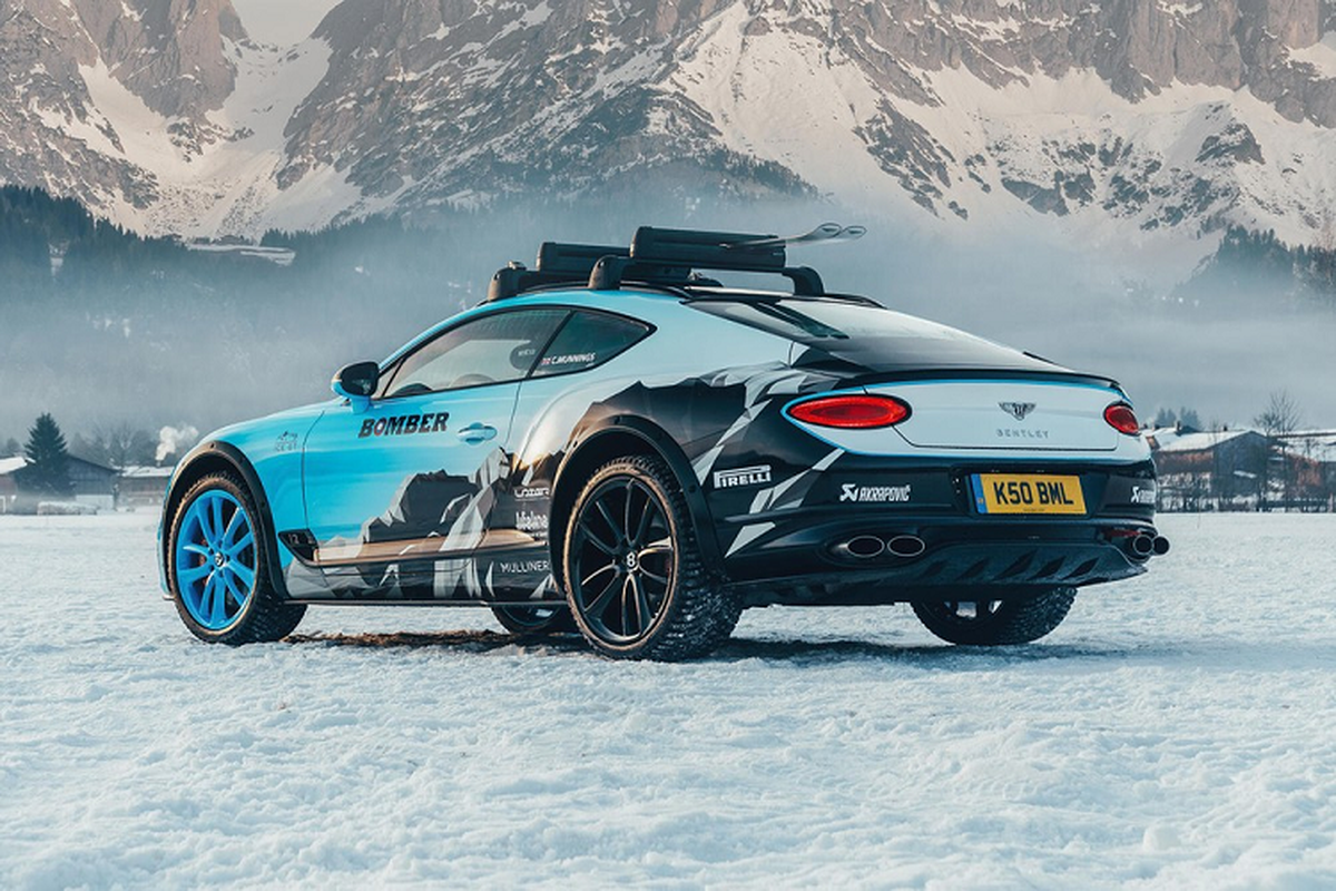 Ngam xe dua chay tren bang - Bentley Ice Race Continental GT-Hinh-2