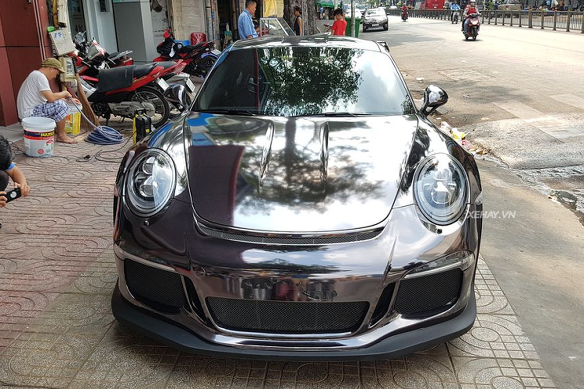 Sieu xe Porsche 911 GT3 RS hon 10 ty tren pho Sai Gon-Hinh-2