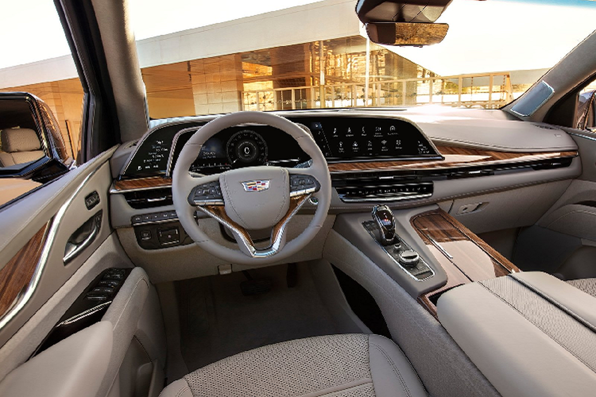Ra mat Cadillac Escalade 2021 - SUV full-size dau Lexus LX570-Hinh-2
