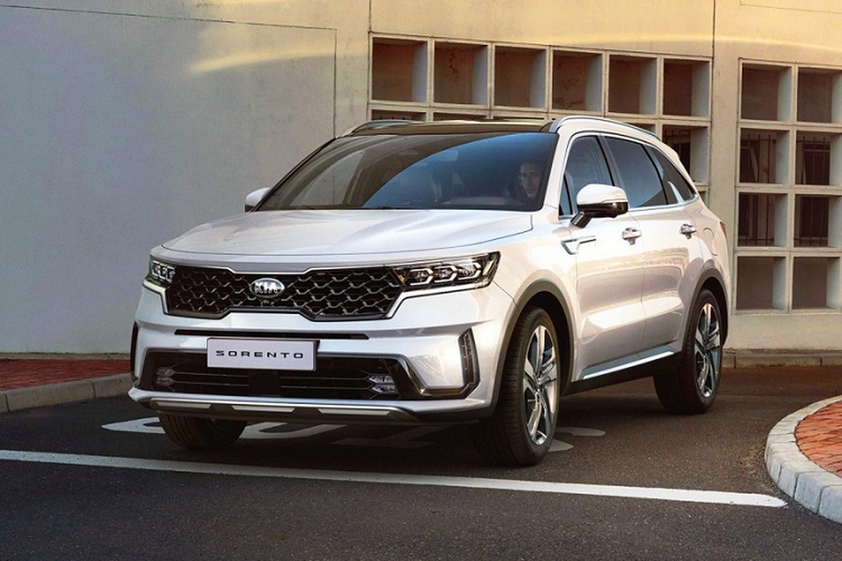 Ngam Kia Sorento 2021 duoc lot xac tu ngoai vao trong