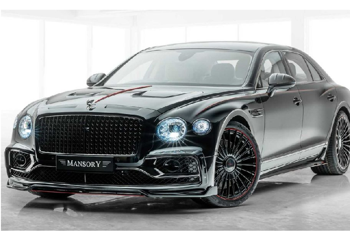 Ngam xe sieu sang Bentley Flying Spur do Mansory