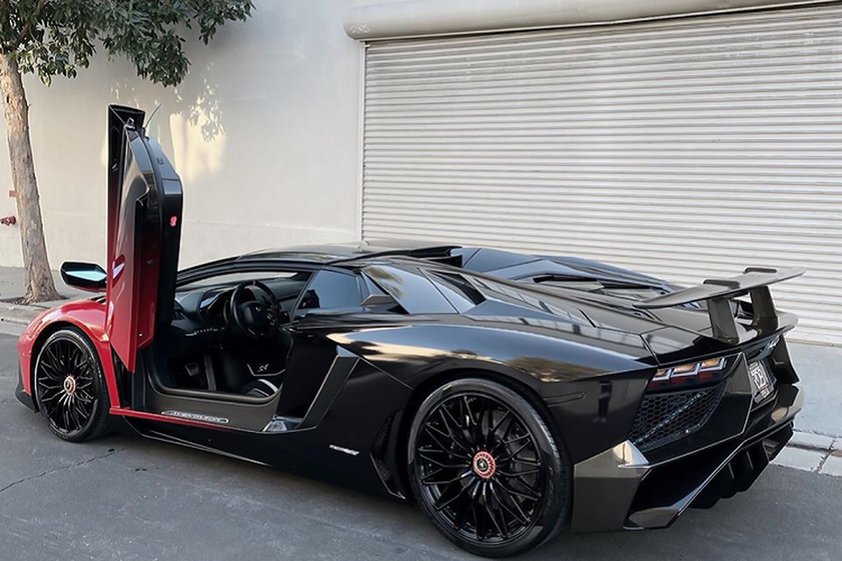 Chris Brown lai thay ao cho Lamborghini Aventador SV Roadster-Hinh-9