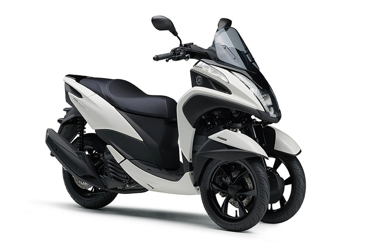 Ra mat xe tay ga ba banh Yamaha Tricity 155 2020