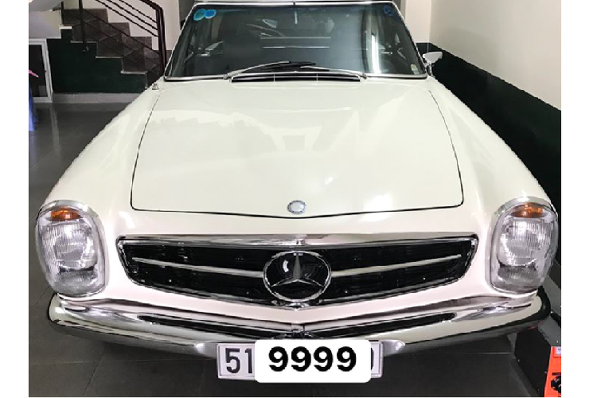 Chi tiet xe sang Mercedes-Benz 280 SL hon 50 tuoi tai Viet Nam