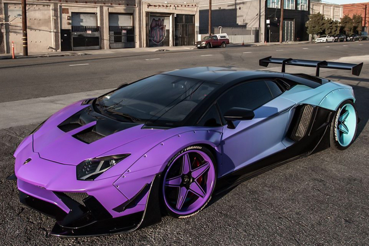 Ngam Lamborghini Huracan Liberty Walk mau doc cua Chris Brown-Hinh-2