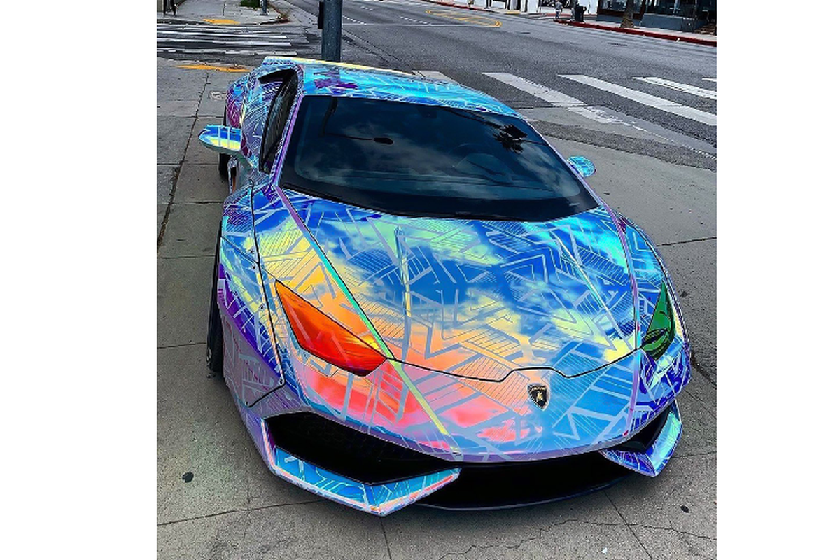 Ngam Lamborghini Huracan Liberty Walk mau doc cua Chris Brown-Hinh-9