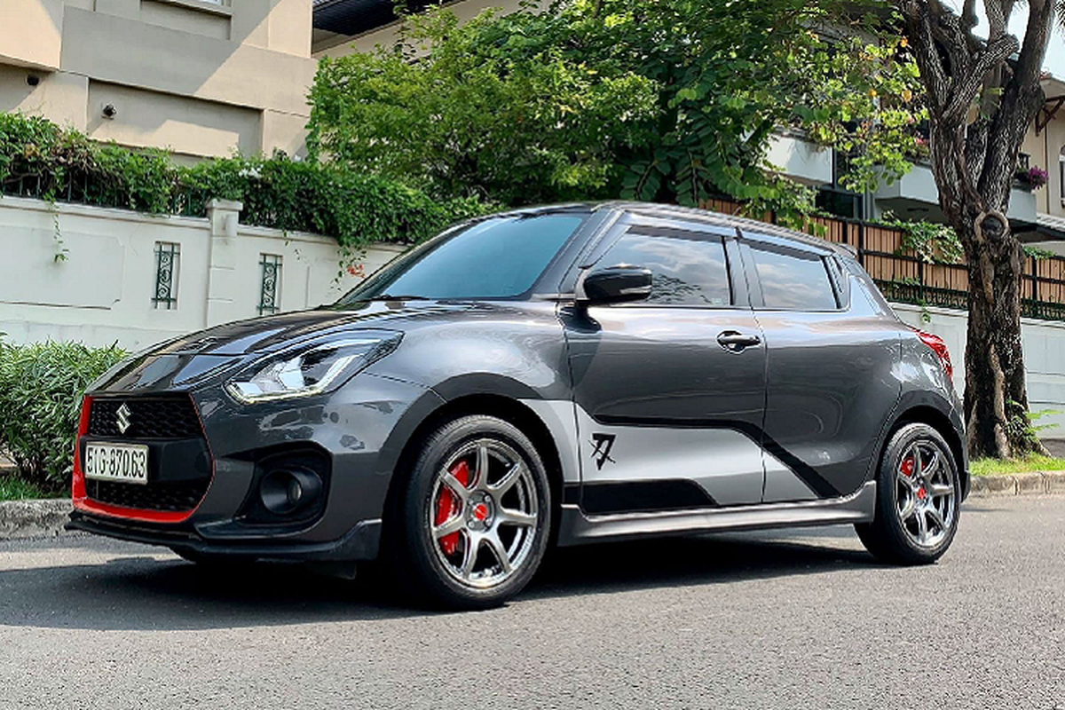 Suzuki Swift do phong cach Katana hon 550 trieu o Sai Gon-Hinh-9