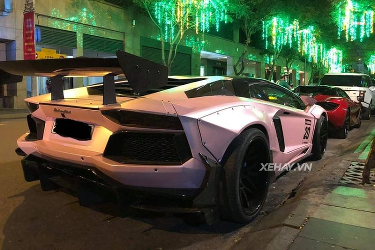 Ngam Lamborghini Aventador do Liberty Walk doc nhat Viet Nam-Hinh-5