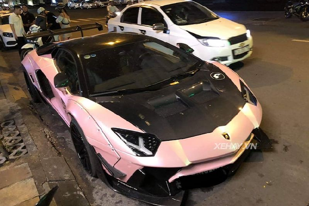 Ngam Lamborghini Aventador do Liberty Walk doc nhat Viet Nam-Hinh-6