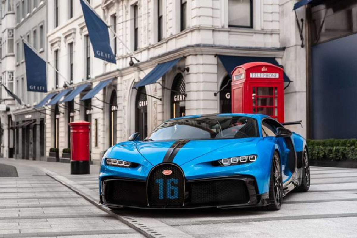 Sieu pham Bugatti Chiron Pur Sport da co mat tai London