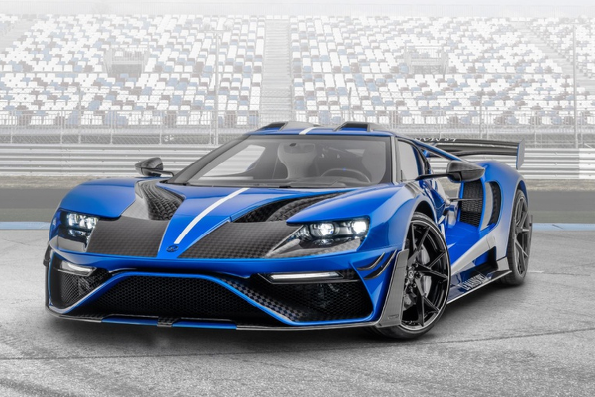 Ford GT do Mansory 710 ma luc, chi 3 chiec tren toan the gioi-Hinh-2