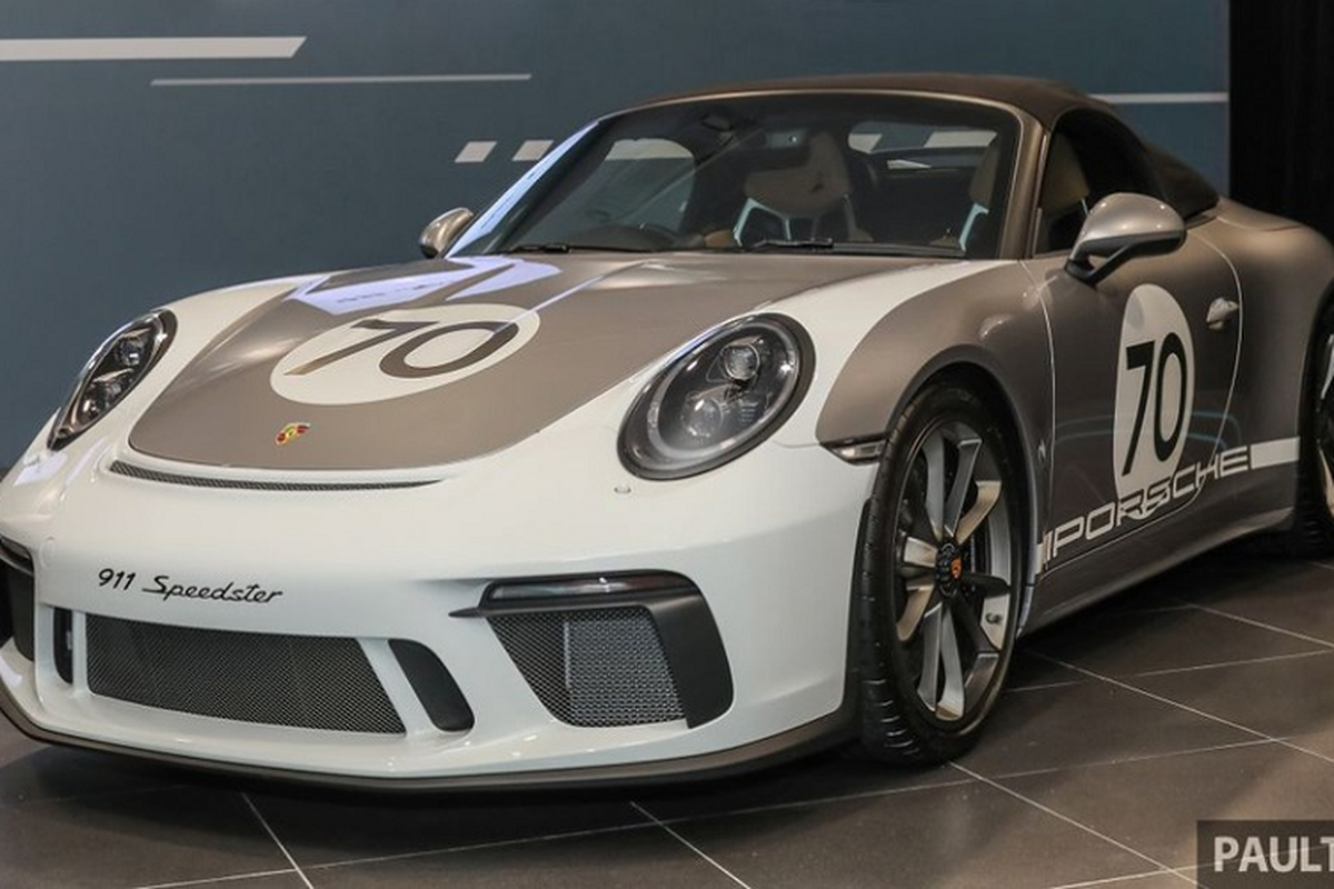 Porsche 911 Speedster sieu hiem gan 15 ty dong den Malaysia