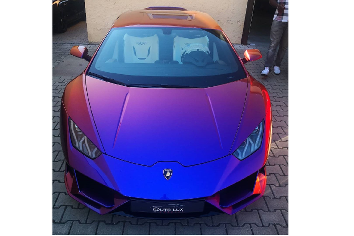 Sieu xe Lamborghini Huracan EVO so huu mau son 1,8 ty dong-Hinh-3