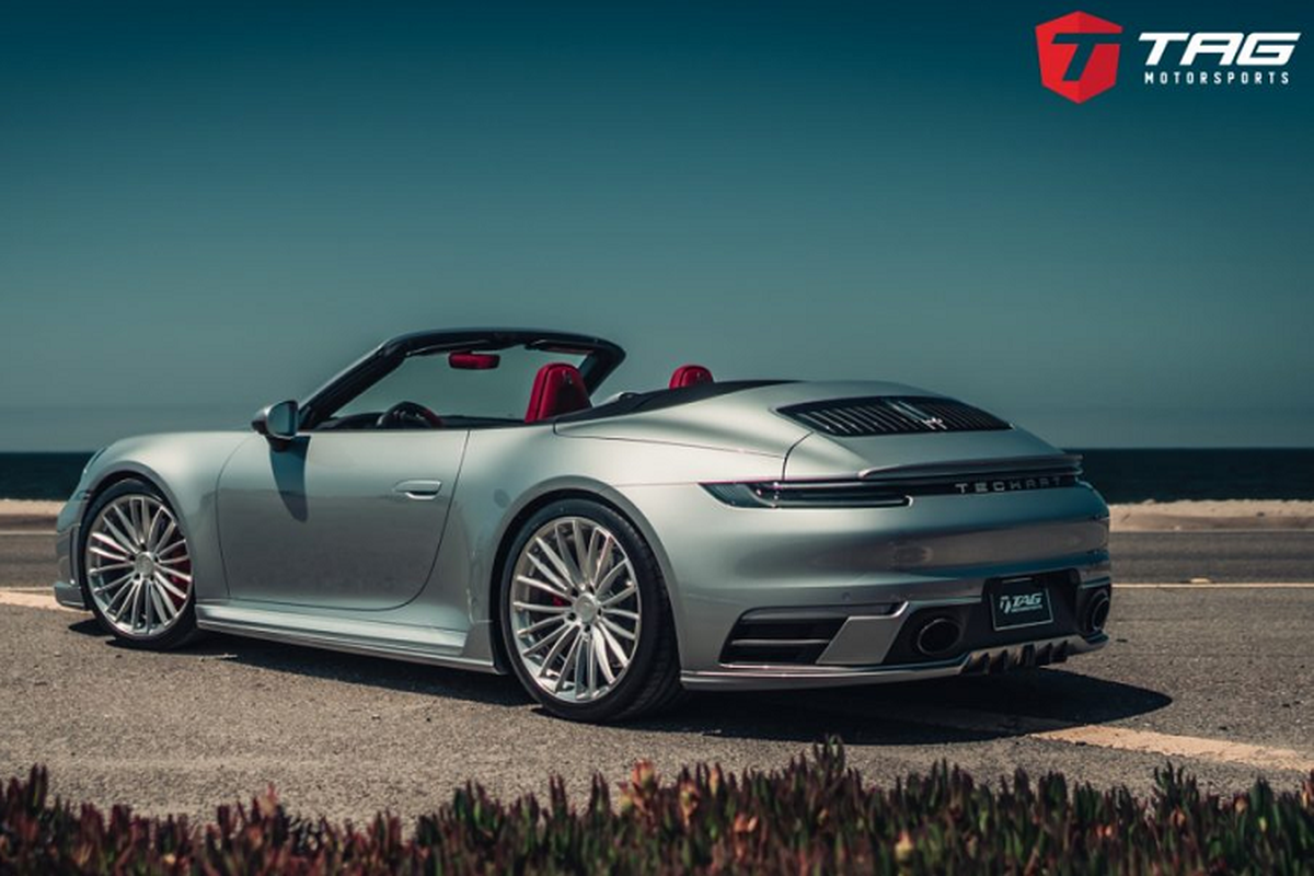 Ngam ban do Porsche 992 Cabriolet sieu chat tu TechArt-Hinh-2