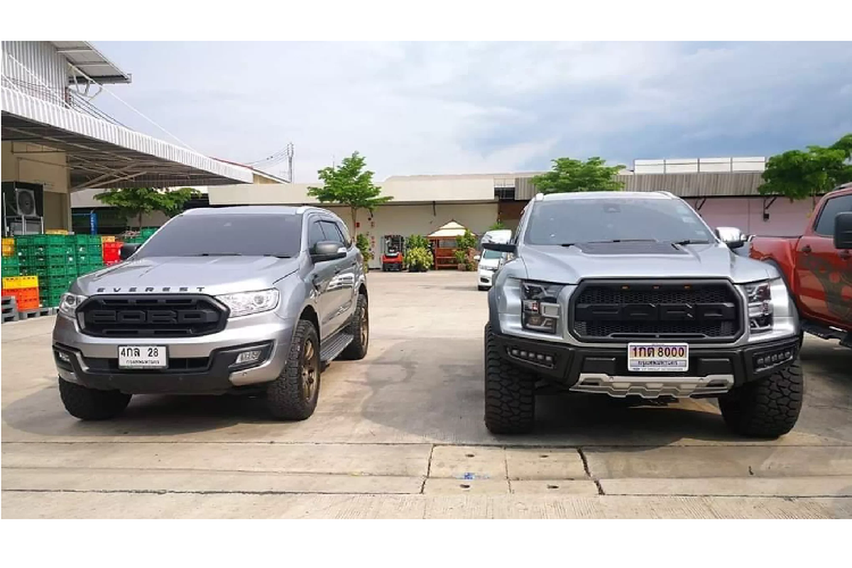 Ford F-150 Ranger va Everest do Raptor chi voi 110 trieu dong