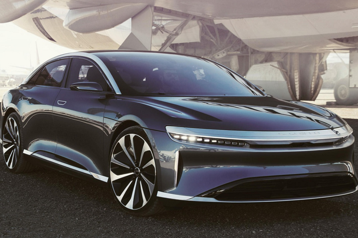 Sieu xe dien Lucid Air, cong suat hon 1.000 ma luc sap ra mat