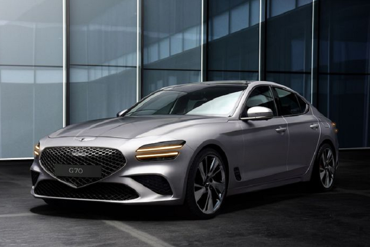 Genesis G70 2021 lo ngoai that nuot na, noi that sang trong