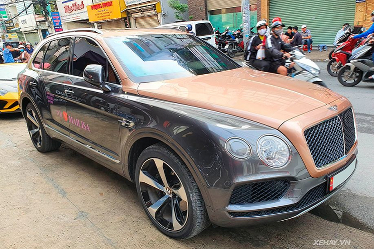 Ngam Bentley Bentayga V8 tien ty cua dai gia tham my Sai thanh